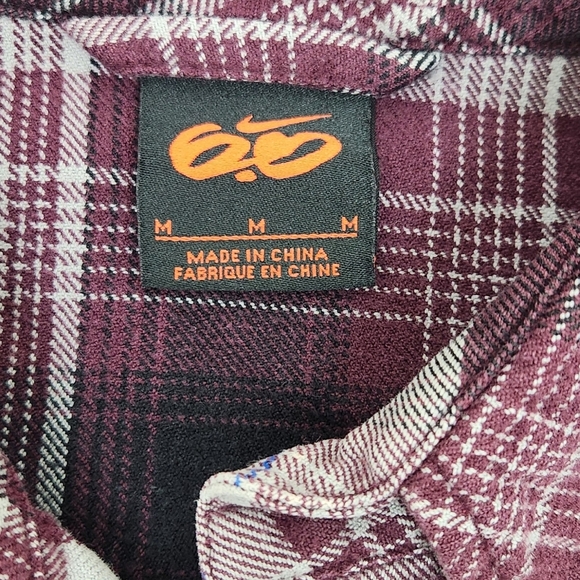 Nike 6.0 100% Cotton Flannel Button Down Pocket Shirt. Medium - Picture 6 of 9